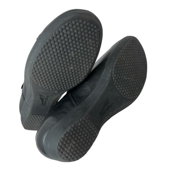 DANSKO Fawna Classic Mary Jane Milled Nappa Leather in Black Women's Size 39 = 8 - Picture 13 of 15